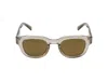 Saint Laurent Eyewear Sunglasses In Beige Beige Brown
