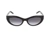 Saint Laurent Black Sl M115 Cat-eye Sunglasses In Black