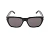 Saint Laurent Eyewear Rectangle Frame Glasses In Black