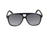 Saint Laurent Sl 596 Dune 006 Navigator Sunglasses In Black