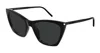 Saint Laurent Sl 214 Kate Thin002-havana-havana-grey In Black