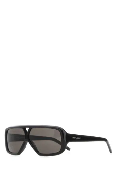 Saint Laurent Black Acetate Sl 569 Y Sunglasses