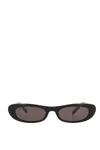 Saint Laurent Eyeglass Sl 557 Shade In Brown
