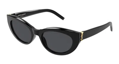 Saint Laurent Sunglasses In Brown