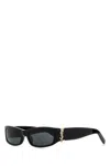 Saint Laurent Black Acetate Sl M152 Sunglasses In Black