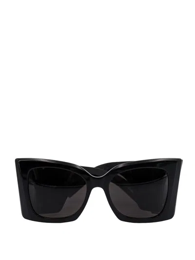 Saint Laurent Ysl Sl M119 Blaze Sunglasses In Black