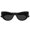 Saint Laurent Black Sl 676 New Wave Sunglasses In Black Black Black