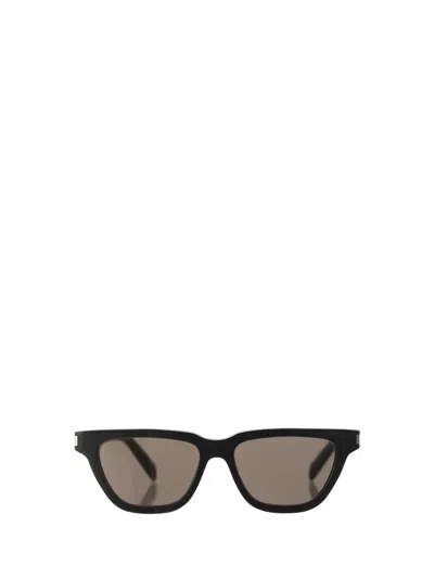 Saint Laurent Sl 462 Sulpice Acetate Sunglasses In Black Black Black