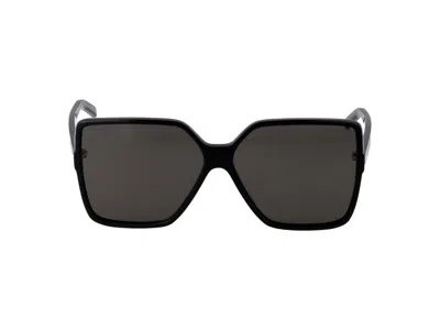 Saint Laurent Sunglasses In Black Black Grey