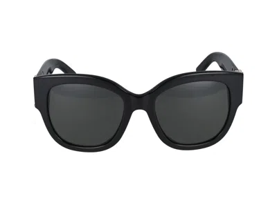 Saint Laurent Sunglasses In Black Black Grey