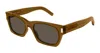 Saint Laurent Sunglasses In Brown