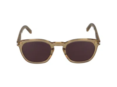 Saint Laurent Sunglasses In Brown