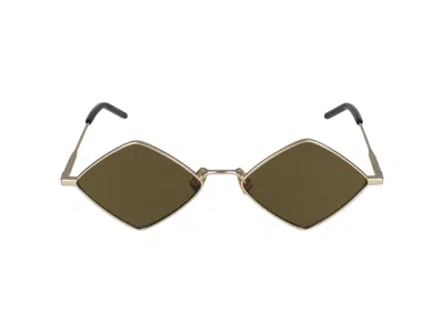 Saint Laurent Sunglasses In Gold Gold Brown