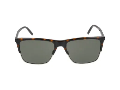 Saint Laurent Sunglasses In Green