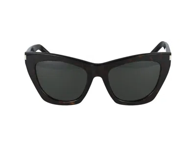 Saint Laurent Sunglasses In Brown