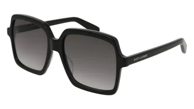 Saint Laurent Sunglasses In Gray