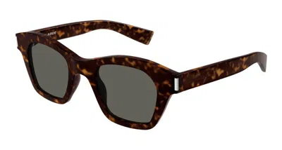 Saint Laurent Sunglasses In Brown