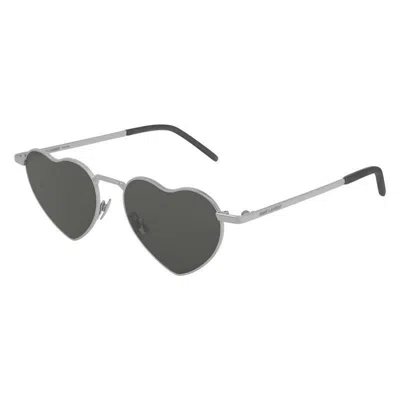Saint Laurent Sunglasses In Gray