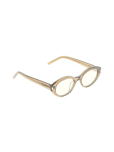 Pre-owned Saint Laurent Sunglasses In Green