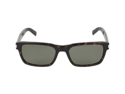 Saint Laurent Sunglasses In Havana Crystal Grey