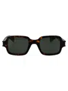 Saint Laurent Eyewear Sunglasses In Havana Havana Grey