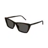 Saint Laurent Frau Sunglass Sl 276 Mica In Havana Havana Grey