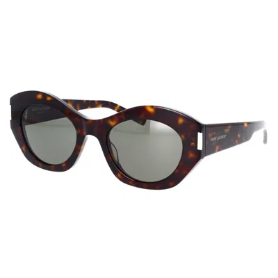 Saint Laurent Sunglasses In Havana Havana Grey