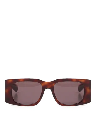 Saint Laurent Sunglasses In Acetate In Brown