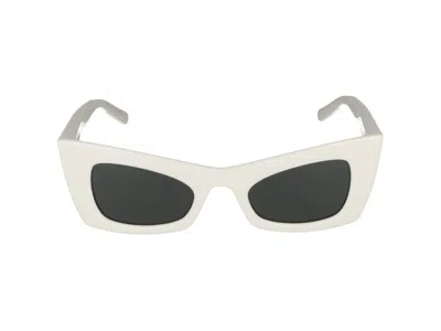 Saint Laurent Sunglasses In Ivory Ivory Grey