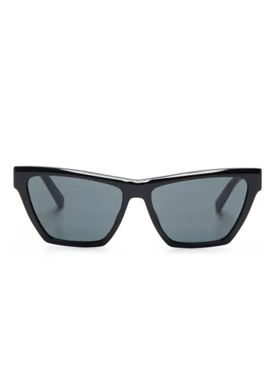 Saint Laurent Sl M103 Black Gray Crystal Sunglasses