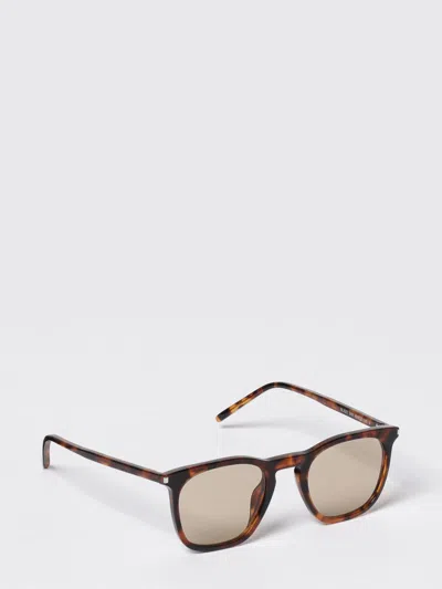 Saint Laurent Chic Acetate Sunglasses For All In Brown
