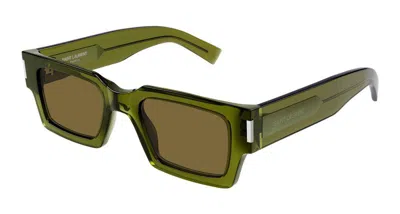 Saint Laurent Sunglasses In Green