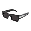 Saint Laurent Rectangular Sunglasses Sl 572 In Black