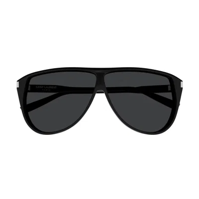 Saint Laurent Sl 731 Gaspar Sunglasses In Black-black-black
