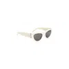 Saint Laurent Sl M94 Sunglasses In Neutral