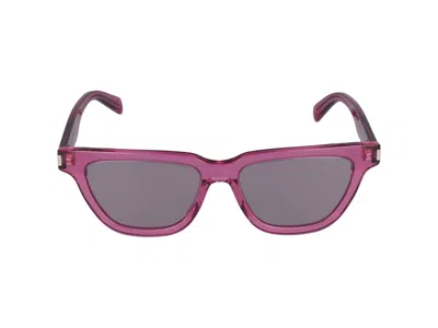 Saint Laurent Sunglasses In Pink Pink Violet