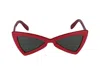 Saint Laurent Eyewear Jerry Cat In Red Red Grey