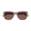 Saint Laurent Sunglasses In Rosa/marrone