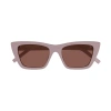 Saint Laurent Cat-eye Acetate Sunglasses In Rosa/marrone