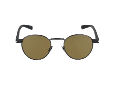 Saint Laurent Sunglasses Sl 707 In Ruthenium Havana Brow