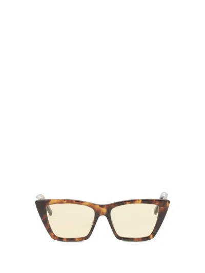 Saint Laurent Sunglasses In Brown