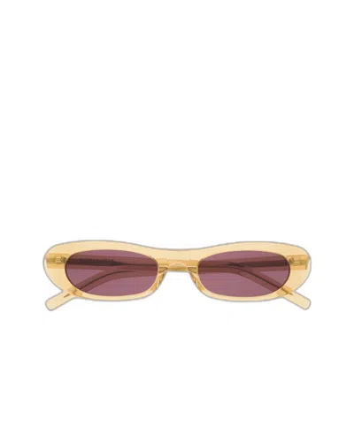 Saint Laurent Sunglasses Shade Recycled In Yellow