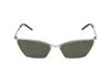 Saint Laurent Sl637 Cat-eye Sunglasses In Green