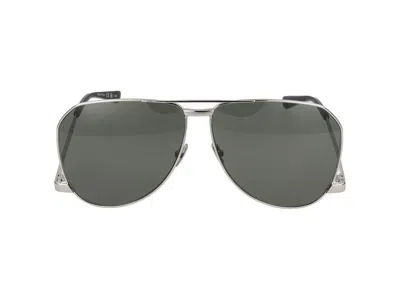 Saint Laurent Sunglasses In Green