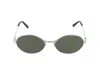 Saint Laurent Sunglasses In Metallic