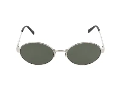 Saint Laurent Sunglasses In Metallic