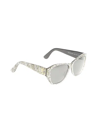 Pre-owned Saint Laurent Sunglasses In Silver