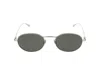 Saint Laurent Sunglasses In Silver Silver Grey