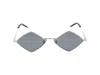 Saint Laurent Sunglasses In Silver Silver Silver