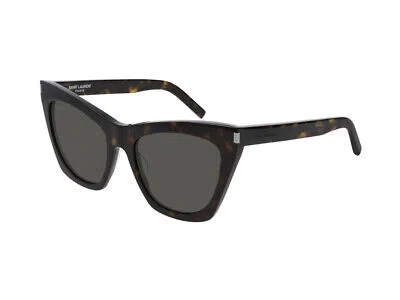 Pre-owned Saint Laurent Sunglasses Sl 214 Kate 006 Havana Woman